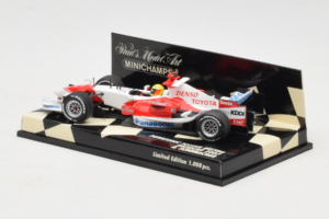 Toyota TF107 Panasonic #11 R. Schumacher Panasonic Toyota Racing Showcar 2007 Minichamps 1:43 400070081 Метал — снимка 3 от 5