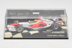 Toyota TF107 Panasonic #11 R. Schumacher Panasonic Toyota Racing Showcar 2007 Minichamps 1:43 400070081 Метал — снимка 5 от 5