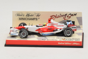 Panasonic Toyota Racing TF107 R. Schumacher F1 Showcar 2007 Minichamps 1:43 403070081 Метал