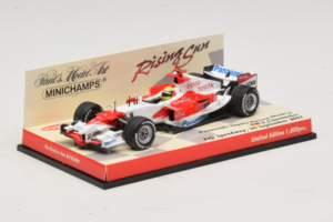 Panasonic Toyota Racing TF107 R. Schumacher F1 Showcar 2007 Minichamps 1:43 403070081 Метал — снимка 2 от 5