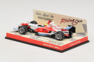 Panasonic Toyota Racing TF107 R. Schumacher F1 Showcar 2007 Minichamps 1:43 403070081 Метал — снимка 3 от 5