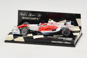 Toyota T. Glock Panasonic Toyota Racing Showcar F1 2008 Minichamps 1:43 400080082 Метал