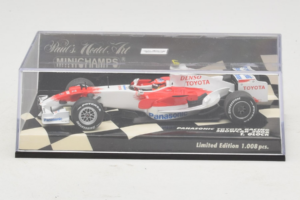 Toyota T. Glock Panasonic Toyota Racing Showcar F1 2008 Minichamps 1:43 400080082 Метал — снимка 5 от 5