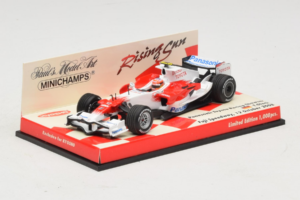 Panasonic Toyota Racing TF108 T. Glock F1 Showcar 2008 Minichamps 1:43 403080082 Метал — снимка 2 от 5