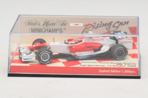 Panasonic Toyota Racing TF108 T. Glock F1 Showcar 2008 Minichamps 1:43 403080082 Метал — снимка 5 от 5