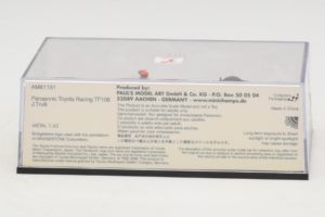 Toyota TF108 #12 J. Trulli Panasonic Toyota Racing F1 2008 Minichamps 1:43 AM61151 Метал — снимка 5 от 6