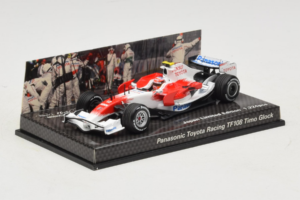 Toyota TF108 #17 T. Glock Panasonic Toyota Racing F1 2008 Minichamps 1:43 AM61152 Метал — снимка 2 от 6