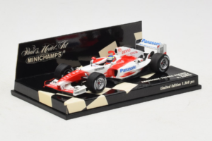 Toyota TF104 Panasonic #16 R. Zonta Panasonic Toyota Racing 2004 Minichamps 1:43 400040116 Метал — снимка 2 от 5