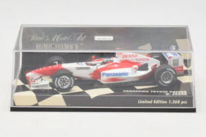 Toyota TF104 Panasonic #16 R. Zonta Panasonic Toyota Racing 2004 Minichamps 1:43 400040116 Метал — снимка 4 от 5