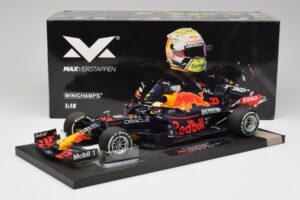 Red Bull RB16B #33 M. Verstappen Styrian & Austrian GP Winner 2021 Minichamps 1:18 113210933 Метал — снимка 6 от 6