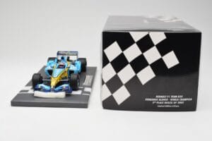 Renault F1 Team R25 #5 F. Alonso 3rd Place Brazil GP 2005 World Champion Minichamps 1:18 117051705 Метал — снимка 6 от 7