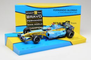 Renault R25 #5 F. Alonso Brazil GP F1 World Champion 2005 Minichamps 1:18 147051705 Метал — снимка 6 от 6