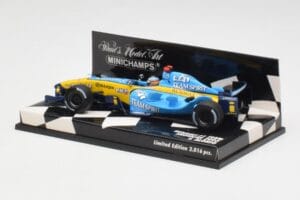 Renault R25 F. Alonso F1 World Champion Showcar 2005 Minichamps 1:43 400050075 Метал — снимка 2 от 5
