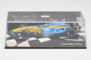 Renault R25 F. Alonso F1 World Champion Showcar 2005 Minichamps 1:43 400050075 Метал — снимка 4 от 5