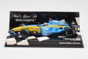 Renault R25 F. Alonso F1 World Champion Showcar 2005 Minichamps 1:43 400050075 Метал