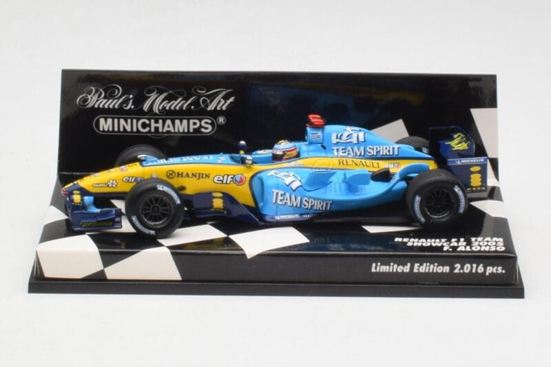 Renault R25 F. Alonso F1 World Champion Showcar 2005 Minichamps 1:43 400050075 Метал