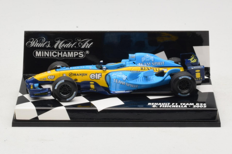 Renault R25 #6 G. Fisichella F1 2005 Minichamps 1:43 400050006 Метал