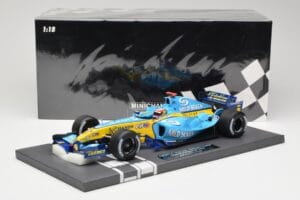 Renault R25 #5 F. Alonso Bahrain GP 2005 Minichamps 1:18 117050305 Смола — снимка 7 от 7