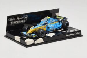 Renault R26 H. Kovalainen F1 Test Car 2006 Minichamps 1:43 400060041 Метал — снимка 2 от 5
