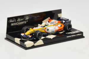 Renault R27 #3 G. Fisichella Renault F1 Team Showcar 2007 Minichamps 1:43 400070073 Метал — снимка 2 от 5