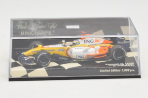 Renault R27 #3 G. Fisichella Renault F1 Team Showcar 2007 Minichamps 1:43 400070073 Метал — снимка 4 от 5