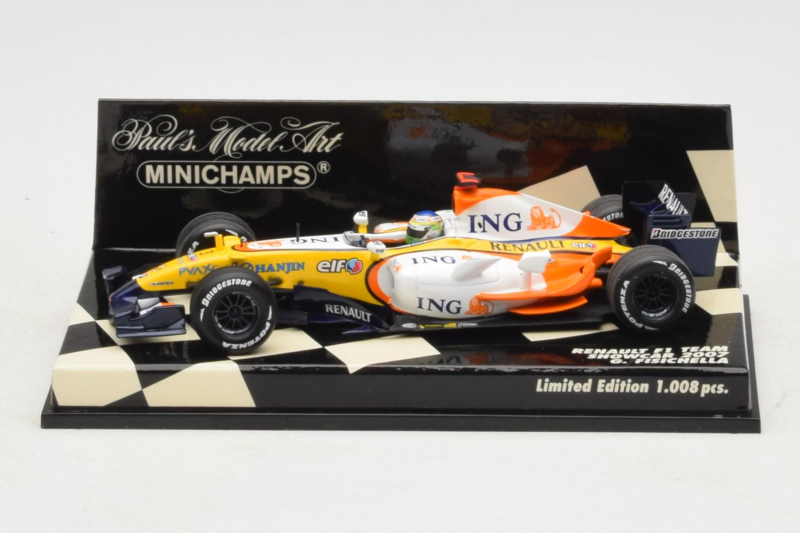 Renault R27 #3 G. Fisichella Renault F1 Team Showcar 2007 Minichamps 1:43 400070073 Метал