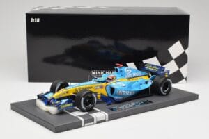 Renault R25 #5 F. Alonso San Marino GP Winner 2005 Minichamps 1:18 117050405 Смола — снимка 7 от 7