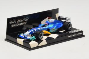 Sauber C24 Petronas #11 J. Villeneuve Sauber Petronas F1 Team Showcar 2005 Minichamps 1:43 400050081 Метал — снимка 2 от 5