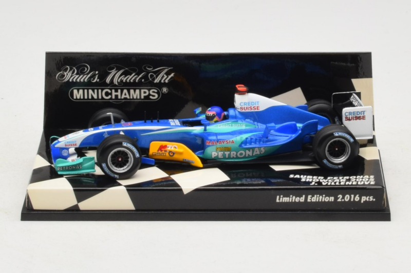Sauber C24 Petronas #11 J. Villeneuve Sauber Petronas F1 Team Showcar 2005 Minichamps 1:43 400050081 Метал