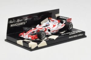 Super Aguri Honda SA06 #22 T. Sato Japanese GP 2006 Minichamps 1:43 400060122 Метал — снимка 2 от 5