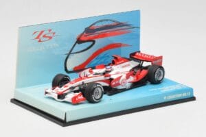 Super Aguri Honda SA07 #22 T. Sato Race Car 2007 Minichamps 1:43 518074322 Метал — снимка 2 от 5