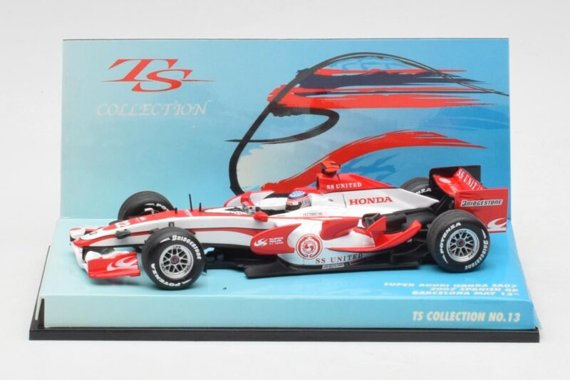 Super Aguri Honda SA07 #22 T. Sato Race Car 2007 Minichamps 1:43 518074322 Метал