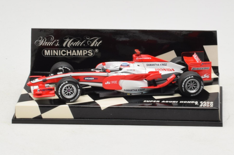 Super Aguri SA08 Honda #18 T. Sato F1 2008 Minichamps 1:43 400080018 Метал