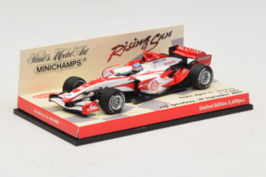 Super Aguri SA07 T. Sato F1 Showcar 2007 Minichamps 1:43 403080092 Метал — снимка 2 от 5