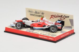 Toyota TF107 #12 J. Trulli Showcar 2007 Minichamps 1:43 403070082 Метал — снимка 3 от 5