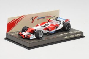 Toyota TF108 Showcar J. Trulli 2008 Minichamps 1:43 AM601297 Метал — снимка 2 от 5