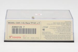 Toyota TF108 Showcar J. Trulli 2008 Minichamps 1:43 AM601297 Метал — снимка 4 от 5