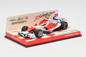Toyota TF107 #12 J. Trulli F1 2007 Minichamps 1:43 403080081 Метал — снимка 2 от 5