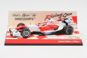 Toyota TF107 #12 J. Trulli F1 2007 Minichamps 1:43 403080081 Метал
