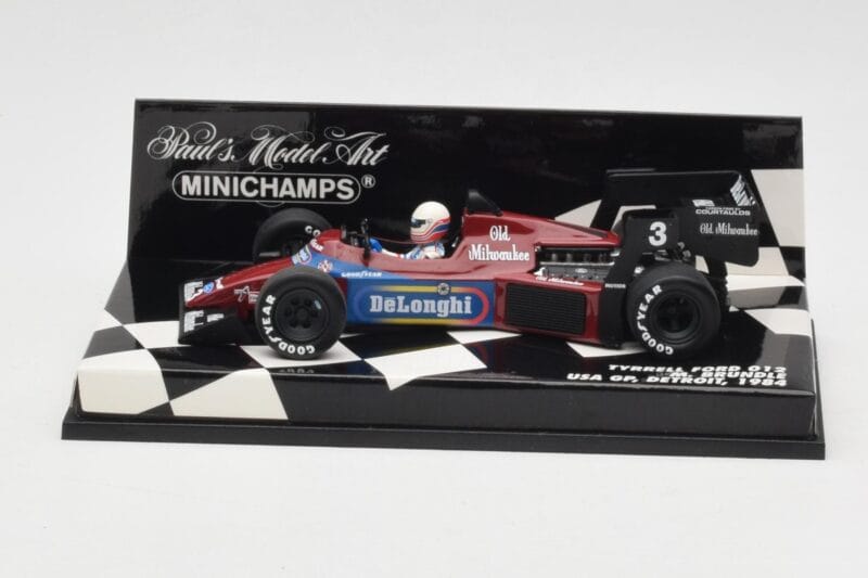 Tyrrell Ford 012 #3 M. Brundle Detroit GP USA 1984 Minichamps 1:43 400840003 Метал