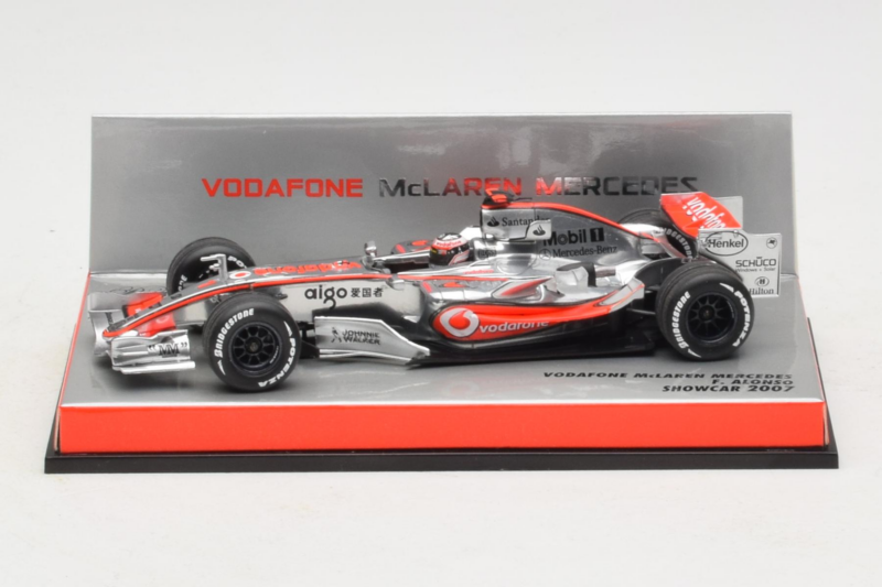 McLaren MP4-22 Mercedes #1 F. Alonso Vodafone McLaren Showcar F1 2007 Minichamps 1:43 533074371 Метал