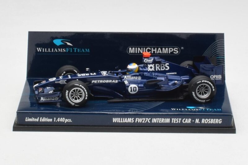 Williams FW27C N. Rosberg F1 Test 2005 Minichamps 1:43 400050110 Метал