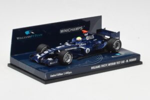 Williams FW27C BMW #7 M. Webber Test Car F1 2005 Minichamps 1:43 400050109 Метал — снимка 2 от 5