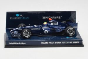 Williams FW27C BMW #7 M. Webber Test Car F1 2005 Minichamps 1:43 400050109 Метал