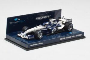 Williams FW28 M. Webber Showcar F1 2006 Minichamps 1:43 400060079 Метал — снимка 2 от 5
