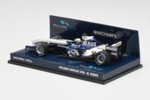 Williams FW28 M. Webber Showcar F1 2006 Minichamps 1:43 400060079 Метал — снимка 3 от 5