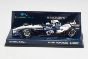 Williams FW28 M. Webber Showcar F1 2006 Minichamps 1:43 400060079 Метал