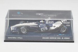 Williams FW28 M. Webber Showcar F1 2006 Minichamps 1:43 400060079 Метал — снимка 5 от 5