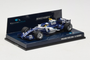 Williams FW28 Cosworth #10 N. Rosberg Williams F1 Team 2006 Minichamps 1:43 400060010 Метал — снимка 2 от 5
