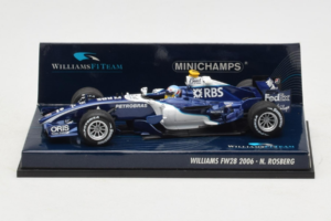 Williams FW28 Cosworth #10 N. Rosberg Williams F1 Team 2006 Minichamps 1:43 400060010 Метал